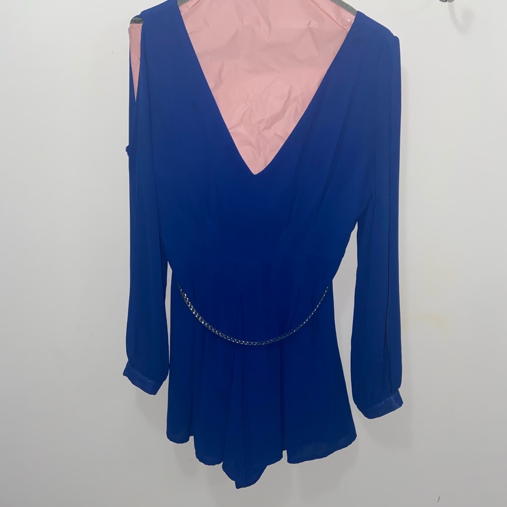 Royal Blue Romper (Size Medium)